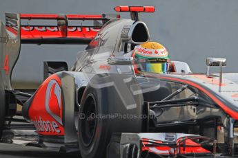 © 2012 Octane Photographic Ltd. Barcelona Winter Test 2 Day 4 - Sunday 4th March 2012. McLaren MP4/27 - Lewis Hamilton. Digital Ref : 0234cb7d0035