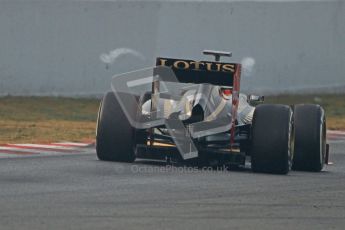 © 2012 Octane Photographic Ltd. Barcelona Winter Test 2 Day 4 - Sunday 4th March 2012. Lotus E20 - Kimi Raikkonen. Digital Ref : 0234cb7d0096