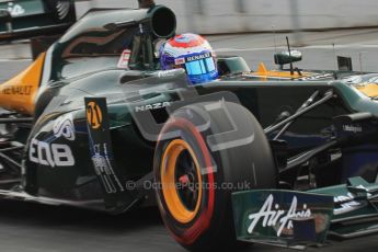 © 2012 Octane Photographic Ltd. Barcelona Winter Test 2 Day 4 - Sunday 4th March 2012. Caterham CT01 - Vitaly Petrov. Digital Ref : 0234lw7d3710