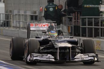 © 2012 Octane Photographic Ltd. Barcelona Winter Test 2 Day 4 - Sunday 4th March 2012. Williams FW34 - Bruno Senna. Digital Ref : 0234lw7d3821