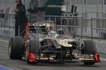 © 2012 Octane Photographic Ltd. Barcelona Winter Test 2 Day 4 - Sunday 4th March 2012. Lotus E20 - Kimi Raikkonen. Digital Ref : 0234lw7d3881