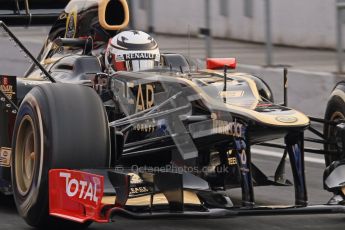 © 2012 Octane Photographic Ltd. Barcelona Winter Test 2 Day 4 - Sunday 4th March 2012. Lotus E20 - Kimi Raikkonen. Digital Ref : 0234lw7d3947