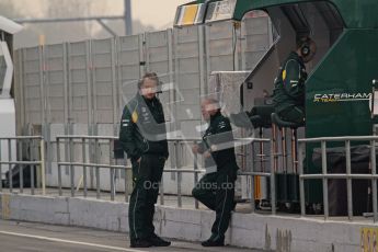 © 2012 Octane Photographic Ltd. Barcelona Winter Test 2 Day 4 - Sunday 4th March 2012. Caterham - MIke Gascoyne . Digital Ref : 0234lw7d3955