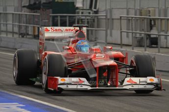 © 2012 Octane Photographic Ltd. Barcelona Winter Test 2 Day 4 - Sunday 4th March 2012. Ferrari F2012 - Fernando Alonso. Digital Ref : 0234lw7d3973