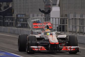 © 2012 Octane Photographic Ltd. Barcelona Winter Test 2 Day 4 - Sunday 4th March 2012. McLaren MP4/27 - Lewis Hamilton. Digital Ref : 0234lw7d4023