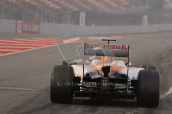 © 2012 Octane Photographic Ltd. Barcelona Winter Test 2 Day 4 - Sunday 4th March 2012. Force India VJM05 - Nico Hulkenberg. Digital Ref : 0234lw7d4074