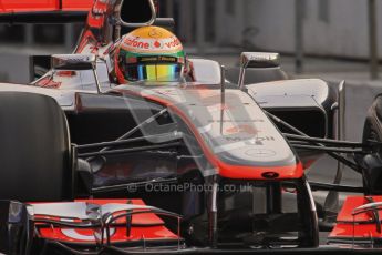 © 2012 Octane Photographic Ltd. Barcelona Winter Test 2 Day 4 - Sunday 4th March 2012. McLaren MP4/27 - Lewis Hamilton. Digital Ref : 0234lw7d4081