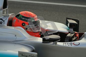 © 2012 Octane Photographic Ltd. Barcelona Winter Test Day 4 - Sunday 4th March 2012. Mercedes W03 - Michael Schumacher. Digital Ref :  0234lw7d4134