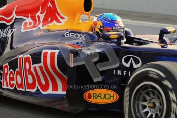 © 2012 Octane Photographic Ltd. Barcelona Winter Test 2 Day 4 - Sunday 4th March 2012. Red Bull RB8 - Sebastian Vettel. Digital Ref : 0234lw7d4179