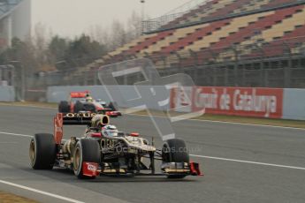 © 2012 Octane Photographic Ltd. Barcelona Winter Test 2 Day 4 - Sunday 4th March 2012. Lotus E20 - Kimi Raikkonen. Digital Ref : 0234lw7d4262