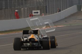 © 2012 Octane Photographic Ltd. Barcelona Winter Test 2 Day 4 - Sunday 4th March 2012. Caterham CT01 - Vitaly Petrov. Digital Ref : 0234lw7d4398