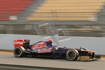 © 2012 Octane Photographic Ltd. Barcelona Winter Test 2 Day 4 - Sunday 4th March 2012. Toro Rosso STR7 - Daniel Ricciardo. Digital Ref : 0234lw7d4636