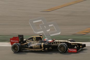 © 2012 Octane Photographic Ltd. Barcelona Winter Test 2 Day 4 - Sunday 4th March 2012. Lotus E20 - Kimi Raikkonen. Digital Ref : 0234lw7d4727