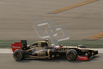 © 2012 Octane Photographic Ltd. Barcelona Winter Test 2 Day 4 - Sunday 4th March 2012. Lotus E20 - Kimi Raikkonen. Digital Ref :  0234lw7d4727