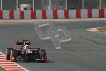 © 2012 Octane Photographic Ltd. Barcelona Winter Test 2 Day 4 - Sunday 4th March 2012. Lotus E20 - Kimi Raikkonen. Digital Ref : 0234lw7d4963