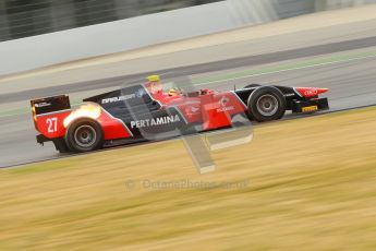 © Octane Photographic Ltd. GP2 Winter testing Barcelona Day 1, Tuesday 6th March 2012. Marussia Carlin, Rio Haryanto. Digital Ref : 0235cb1d3619