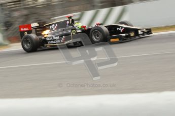 © Octane Photographic Ltd. GP2 Winter testing Barcelona Day 1, Tuesday 6th March 2012. Lotus GP, James Calado, Racing Steps. Digital Ref : 0235cb1d3708