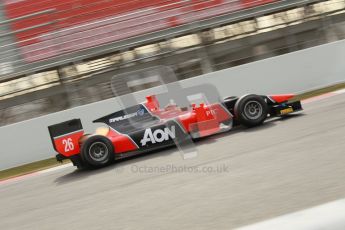 © Octane Photographic Ltd. GP2 Winter testing Barcelona Day 1, Tuesday 6th March 2012. Marussia Carlin, Max Chilton. Digital Ref : 0235cb1d3753