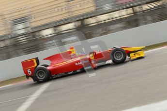 © Octane Photographic Ltd. GP2 Winter testing Barcelona Day 1, Tuesday 6th March 2012. Racing Engineering, Fabio Leimer. Digital Ref : 0235cb1d3771