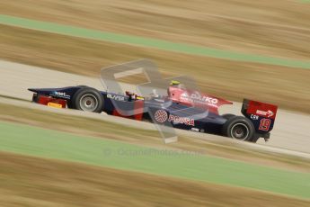 © Octane Photographic Ltd. GP2 Winter testing Barcelona Day 1, Tuesday 6th March 2012. Venezuela GP Lazarus, Giancarlo Senerelli. Digital Ref : 0235cb1d3897