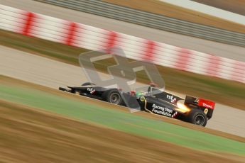 © Octane Photographic Ltd. GP2 Winter testing Barcelona Day 1, Tuesday 6th March 2012. Lotus GP, James Calado, Racing Steps. Digital Ref : 0235cb1d3908