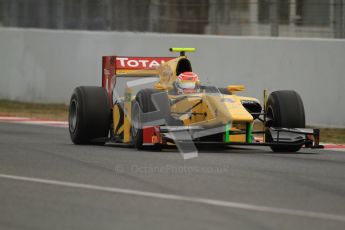 © Octane Photographic Ltd. GP2 Winter testing Barcelona Day 1, Tuesday 6th March 2012. DAMS, Felipe Nasr. Digital Ref : 0235cb7d0242