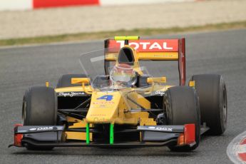 © Octane Photographic Ltd. GP2 Winter testing Barcelona Day 1, Tuesday 6th March 2012. DAMS, Felipe Nasr. Digital Ref : 0235cb7d0293