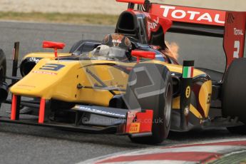 © Octane Photographic Ltd. GP2 Winter testing Barcelona Day 1, Tuesday 6th March 2012. DAMS, Davide Valsecchi. Digital Ref : 0235cb7d0326