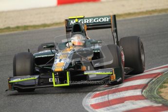 © Octane Photographic Ltd. GP2 Winter testing Barcelona Day 1, Tuesday 6th March 2012. Caterham Racing, Giedo Van der Garde. Digital Ref : 0235cb7d0360