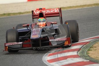 © Octane Photographic Ltd. GP2 Winter testing Barcelona Day 1, Tuesday 6th March 2012. iSport International, Marcus Ericsson. Digital Ref : 0235cb7d0366