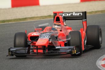 © Octane Photographic Ltd. GP2 Winter testing Barcelona Day 1, Tuesday 6th March 2012. Marussia Carlin, Max Chilton. Digital Ref : 0235cb7d0371