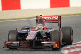 © Octane Photographic Ltd. GP2 Winter testing Barcelona Day 1, Tuesday 6th March 2012. Venezuela GP Lazarus, Giancarlo Senerelli. Digital Ref : 0235cb7d0489