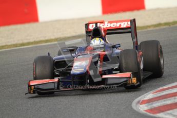 © Octane Photographic Ltd. GP2 Winter testing Barcelona Day 1, Tuesday 6th March 2012. iSport International, Marcus Ericsson. Digital Ref : 0235cb7d0516