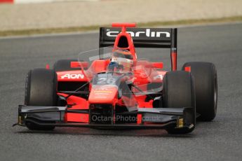 © Octane Photographic Ltd. GP2 Winter testing Barcelona Day 1, Tuesday 6th March 2012. Marussia Carlin, Max Chilton. Digital Ref : 0235cb7d0523