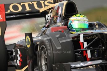 © Octane Photographic Ltd. GP2 Winter testing Barcelona Day 1, Tuesday 6th March 2012. Lotus GP, James Calado, Racing Steps. Digital Ref : 0235cb7d0560