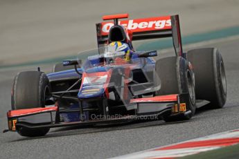 © Octane Photographic Ltd. GP2 Winter testing Barcelona Day 1, Tuesday 6th March 2012. iSport International, Marcus Ericsson. Digital Ref : 0235cb7d0593