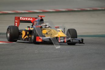 © Octane Photographic Ltd. GP2 Winter testing Barcelona Day 1, Tuesday 6th March 2012. DAMS, Davide Valsecchi. Digital Ref : 0235cb7d0608