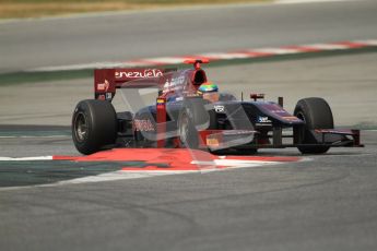 © Octane Photographic Ltd. GP2 Winter testing Barcelona Day 1, Tuesday 6th March 2012. Venezuela GP Lazarus, Fabrizio Crestani. Digital Ref : 0235cb7d0652