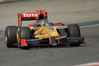 © Octane Photographic Ltd. GP2 Winter testing Barcelona Day 1, Tuesday 6th March 2012. DAMS, Davide Valsecchi. Digital Ref : 0235cb7d0759