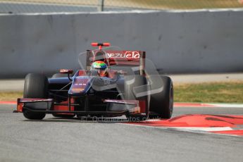 © Octane Photographic Ltd. GP2 Winter testing Barcelona Day 1, Tuesday 6th March 2012. Venezuela GP Lazarus, Fabrizio Crestani. Digital Ref : 0235cb7d0946