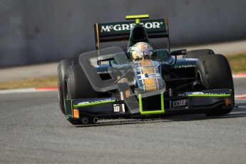 © Octane Photographic Ltd. GP2 Winter testing Barcelona Day 1, Tuesday 6th March 2012. Caterham Racing, Giedo Van der Garde. Digital Ref : 0235cb7d0976