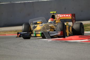 © Octane Photographic Ltd. GP2 Winter testing Barcelona Day 1, Tuesday 6th March 2012. DAMS, Felipe Nasr. Digital Ref : 0235cb7d1115