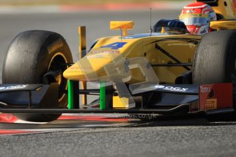 © Octane Photographic Ltd. GP2 Winter testing Barcelona Day 1, Tuesday 6th March 2012. DAMS, Felipe Nasr. Digital Ref : 0235cb7d1123