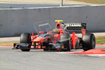 © Octane Photographic Ltd. GP2 Winter testing Barcelona Day 1, Tuesday 6th March 2012. Marussia Carlin, Rio Haryanto. Digital Ref : 0235cb7d1175