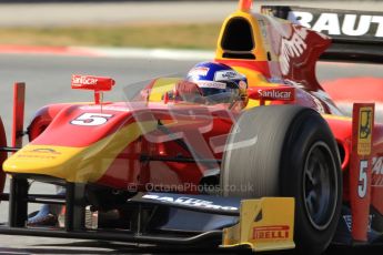 © Octane Photographic Ltd. GP2 Winter testing Barcelona Day 1, Tuesday 6th March 2012. Racing Engineering, Fabio Leimer. Digital Ref : 0235cb7d1190