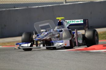 © Octane Photographic Ltd. GP2 Winter testing Barcelona Day 1, Tuesday 6th March 2012. Trident Racing, Julian Leal. Digital Ref : 0235cb7d1402