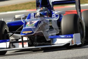 © Octane Photographic Ltd. GP2 Winter testing Barcelona Day 1, Tuesday 6th March 2012. Trident Racing, Julian Leal. Digital Ref : 0235cb7d1623