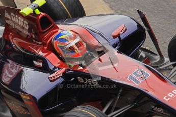 © Octane Photographic Ltd. GP2 Winter testing Barcelona Day 1, Tuesday 6th March 2012. Venezuela GP Lazarus, Giancarlo Senerelli. Digital Ref : 0235lw7d5282