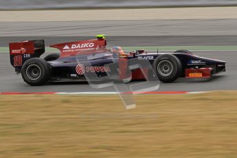 © Octane Photographic Ltd. GP2 Winter testing Barcelona Day 1, Tuesday 6th March 2012. Venezuela GP Lazarus, Giancarlo Senerelli. Digital Ref : 0235lw7d5694