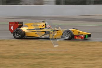 © Octane Photographic Ltd. GP2 Winter testing Barcelona Day 1, Tuesday 6th March 2012. DAMS, Felipe Nasr. Digital Ref :